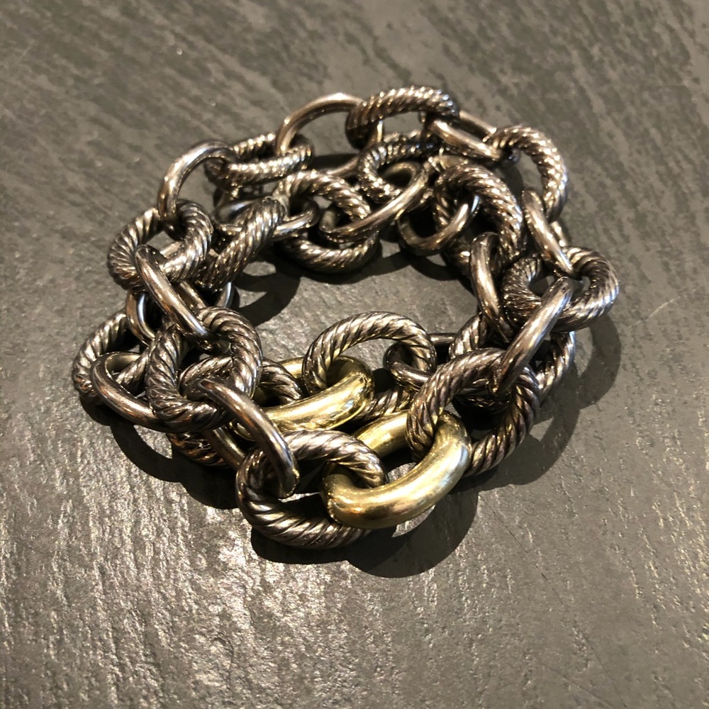 💯 AUTHENTIC DAVID YURMAN Large Link Bracelets